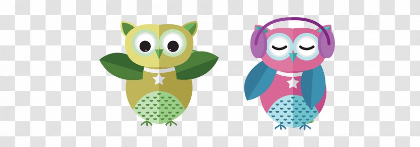 Owl Character Clip Art - Vertebrate Transparent PNG