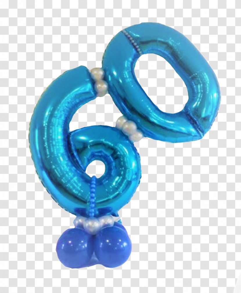 Sheffield Balloon Birthday Jewellery Turquoise - Blue Transparent PNG