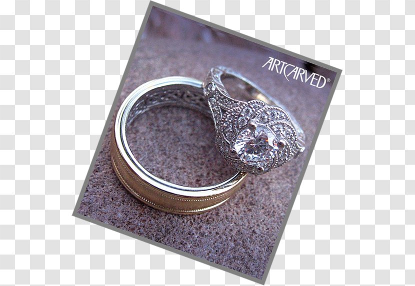 Jewellery Wedding Ring Silver Engagement - Artcarved Bridal - Designer Biography Transparent PNG