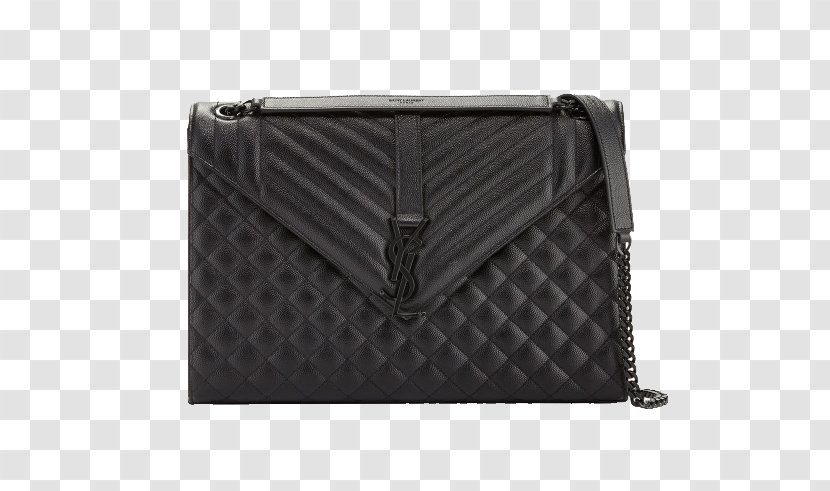 Chanel Handbag Yves Saint Laurent Messenger Bag - Tote - Lv Shoulder Trend Black Women Transparent PNG