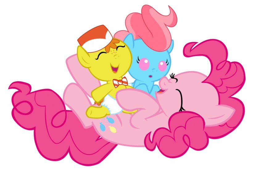 Pinkie Pie Rarity Rainbow Dash Nanny Clip Art - Heart - Babysitting Pics Transparent PNG