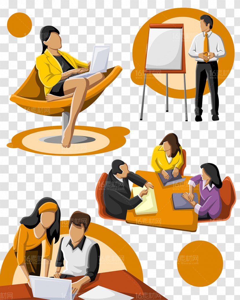 Dessin Animxe9 Animation Labor Illustration - Person - Cartoon Business People Vector Material Transparent PNG