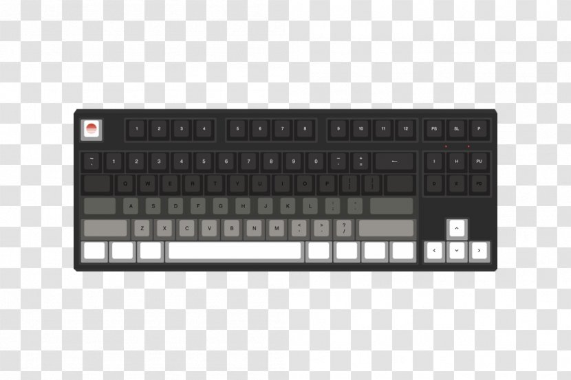 Computer Keyboard Numeric Keypads Space Bar Laptop Touchpad - Hamzer 61 Transparent PNG