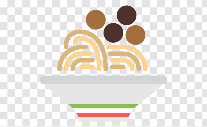 Spaghetti With Meatballs Pasta Italian Cuisine Adhirasam - Bowl - Vector Transparent PNG