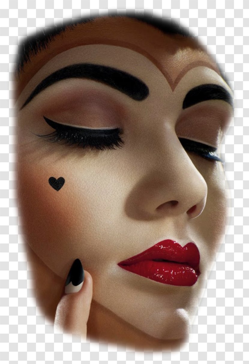 Halloween Pierrot Clown Mime Artist Cosmetics - Makeup Transparent PNG