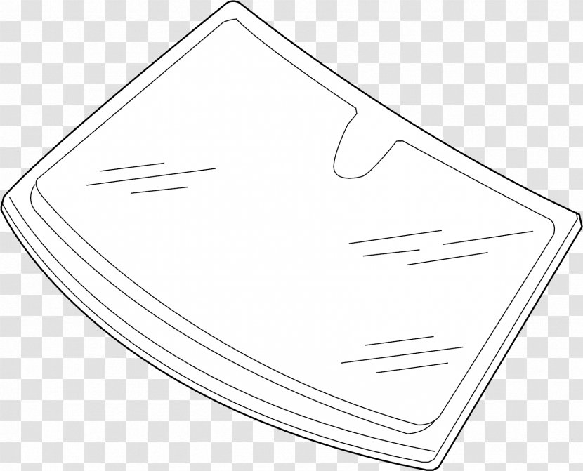 Paper Angle Point White - Area Transparent PNG