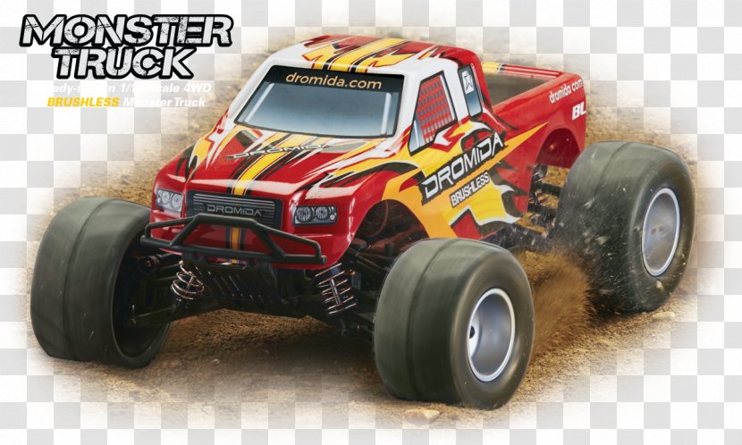 Radio-controlled Car Monster Truck Dromida 1:18 Scale Rtr Remote Control Rc - 118 - Jam Transparent PNG