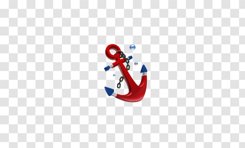 Anchor Icon - Red - Free Buckle Material Transparent PNG