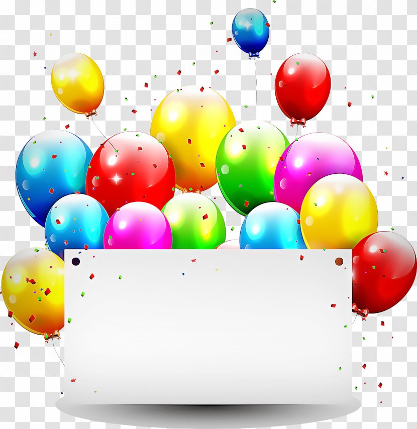Background Happy Birthday - Greetings - Colorfulness Party Supply Transparent PNG