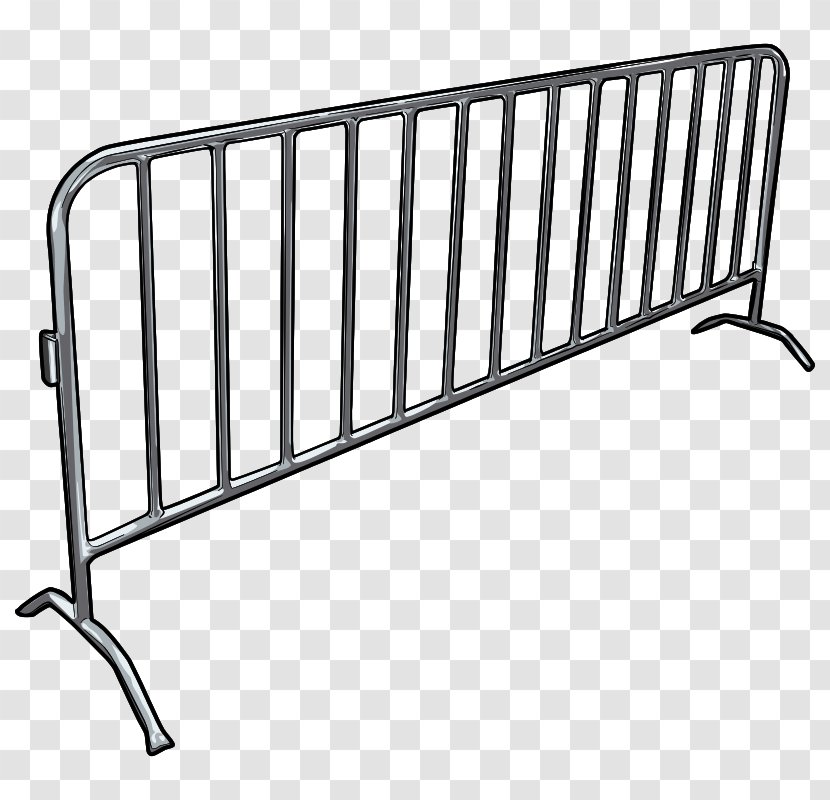 Guard Rail Steel Metal Clip Art - Outdoor Bench - Home Fencing Transparent PNG