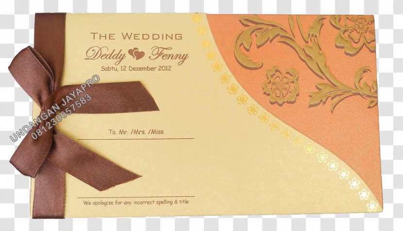 Wedding Invitation Paper Printing Press Envelope - Typesetting - Undangan Pernikahan Transparent PNG