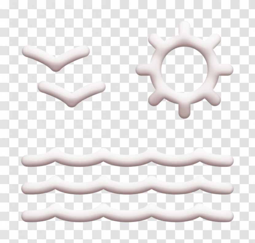 Icon Lodgicons Icon Beach View Of Sea Sun And Seagulls Couple Icon Transparent PNG