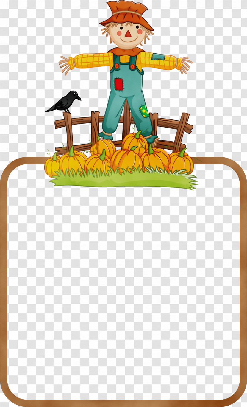 Cartoon Scarecrow Scarecrow Drawing Comics Transparent PNG