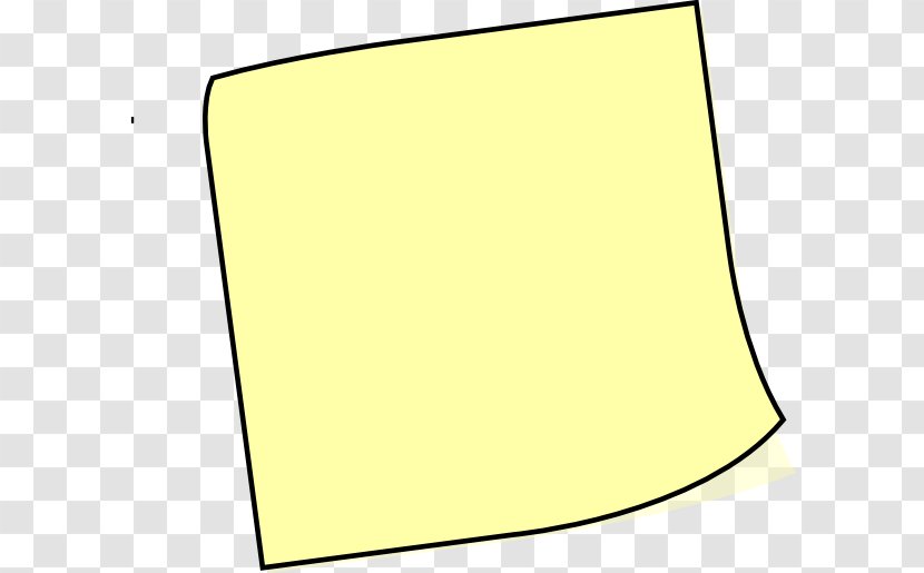 Post-it Note Paper Clip Art - Triangle - Sticky Notes Transparent PNG