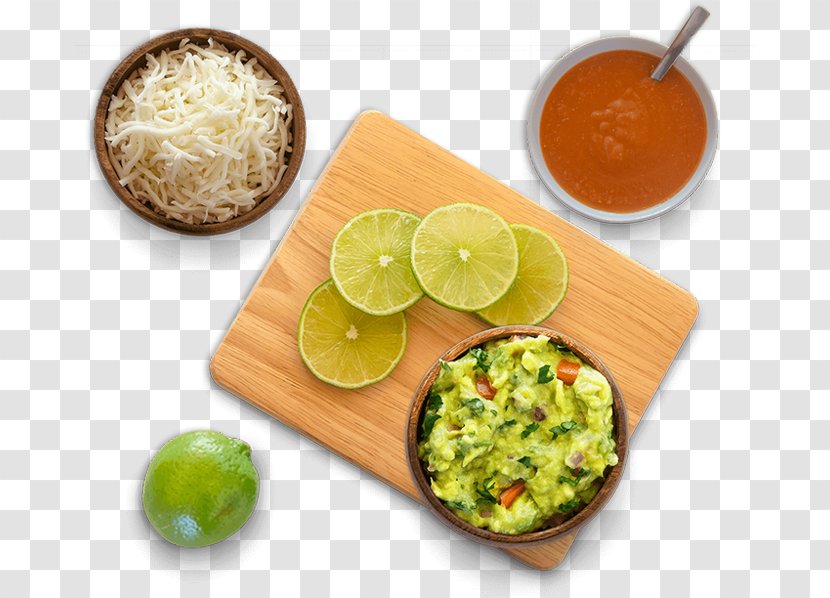 Guacamole Vegetarian Cuisine Latin American Mexican Tostada - Ifh Food Show Transparent PNG