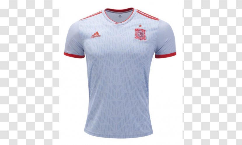 Spain National Football Team 2018 World Cup T-shirt Jersey Transparent PNG