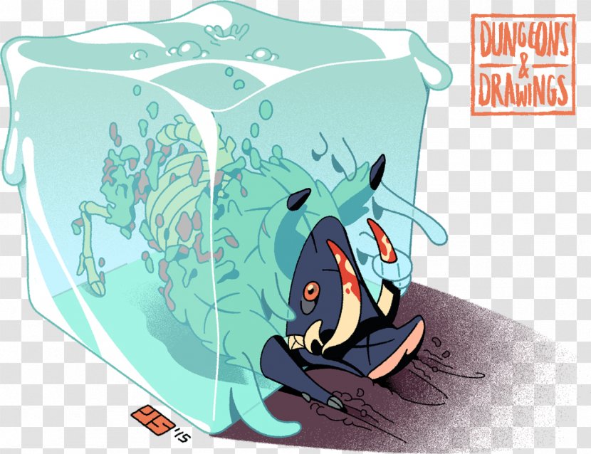 Dungeons & Dragons Gelatinous Cube Monster - And Drawings Transparent PNG