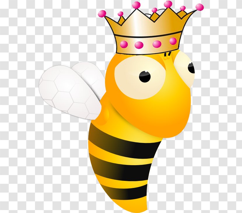 Queen Bee Insect Clip Art - Royaltyfree - Cartoon Fresh Spring Grove Transparent PNG