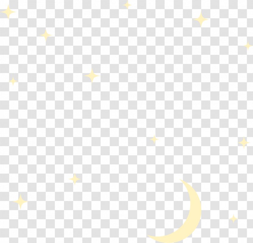 Drawing White - Yellow - Moon Star Transparent PNG