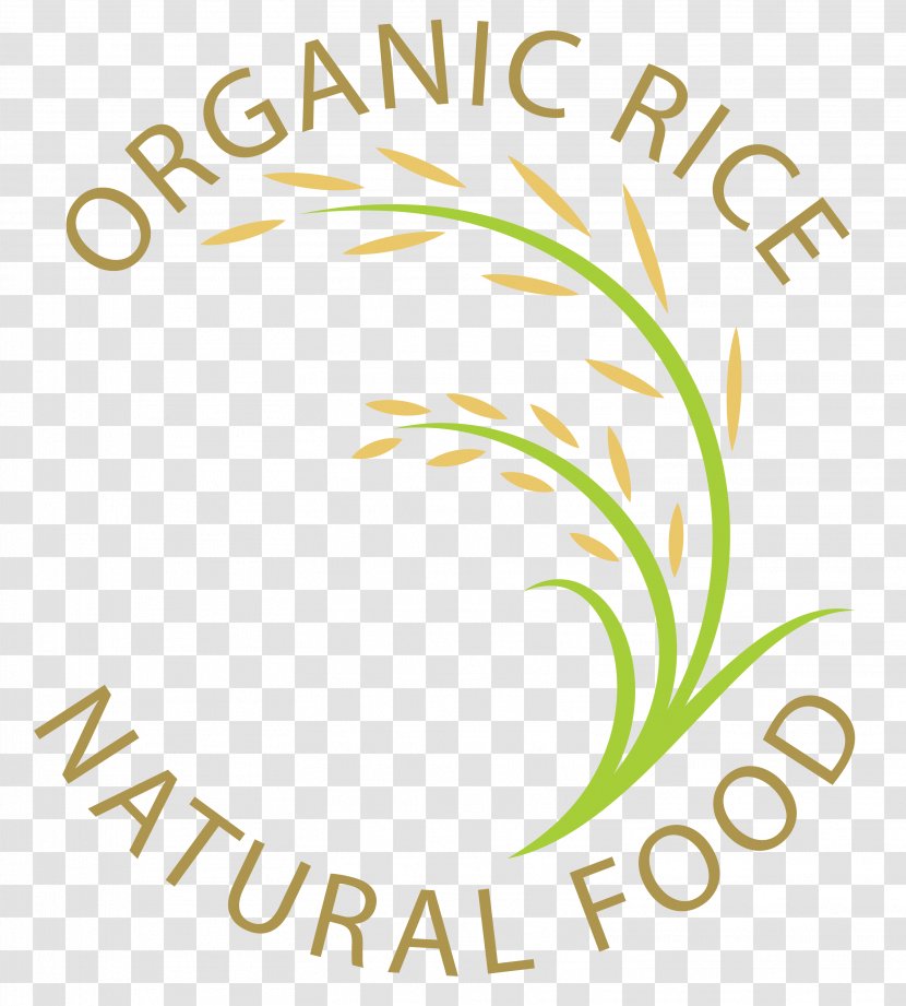 Organic Rice LOGO - Material - Area Transparent PNG