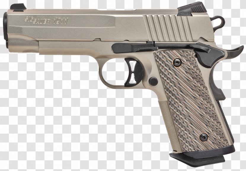 SIG Sauer 1911 .45 ACP Firearm M1911 Pistol - Sig - Handgun Transparent PNG