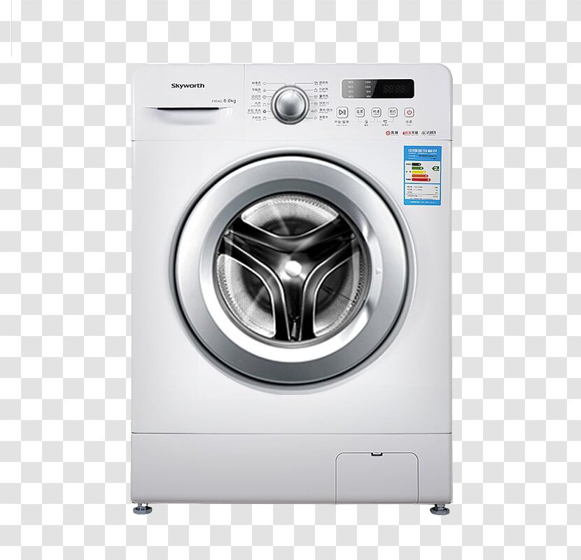 Washing Machine Laundry Home Appliance Cleanliness - Furniture - Skyworth Drum Transparent PNG