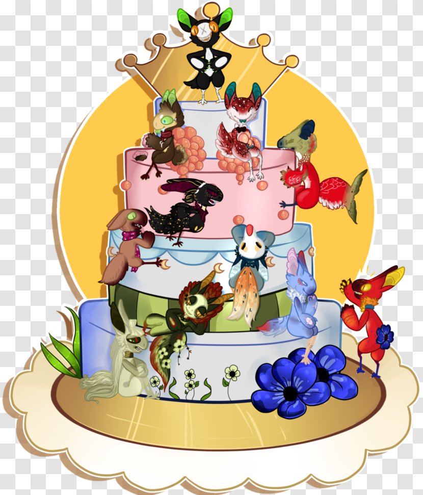 Birthday Cake Sugar Torte Decorating Paste - Cuisine - Topper Transparent PNG