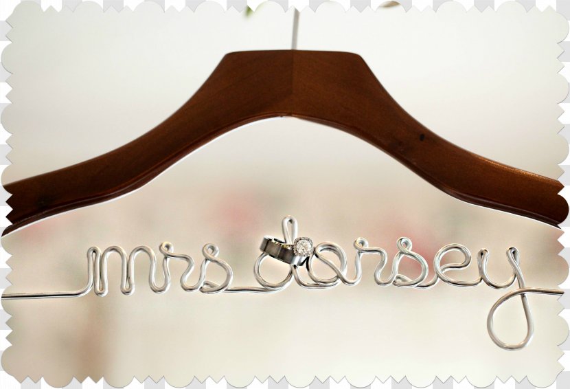 Clothes Hanger Brown Font - Dress Transparent PNG