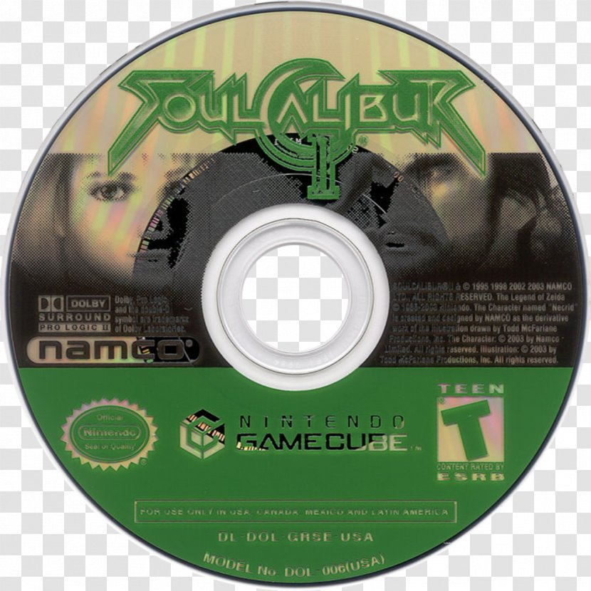 GameCube Soulcalibur II Tony Hawk's American Wasteland Viewtiful Joe 2 Black & Bruised - Compact Disc - Ii Transparent PNG