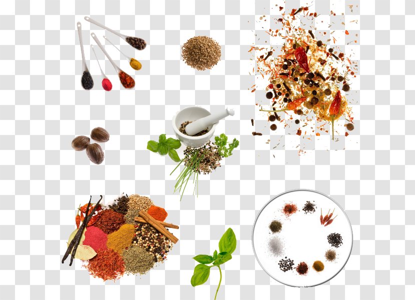 Spice Kitchen Cooking Ingredient Food - Vegetable - All Kinds Of Spices Transparent PNG