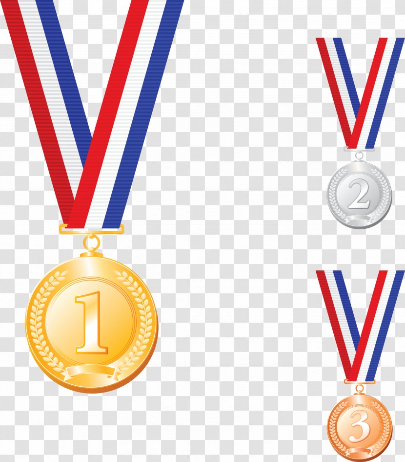 Gold Medal Silver Clip Art - Prize - Vector Transparent PNG