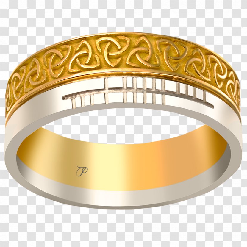 Wedding Ring Gold Silver Yellow - Red Transparent PNG