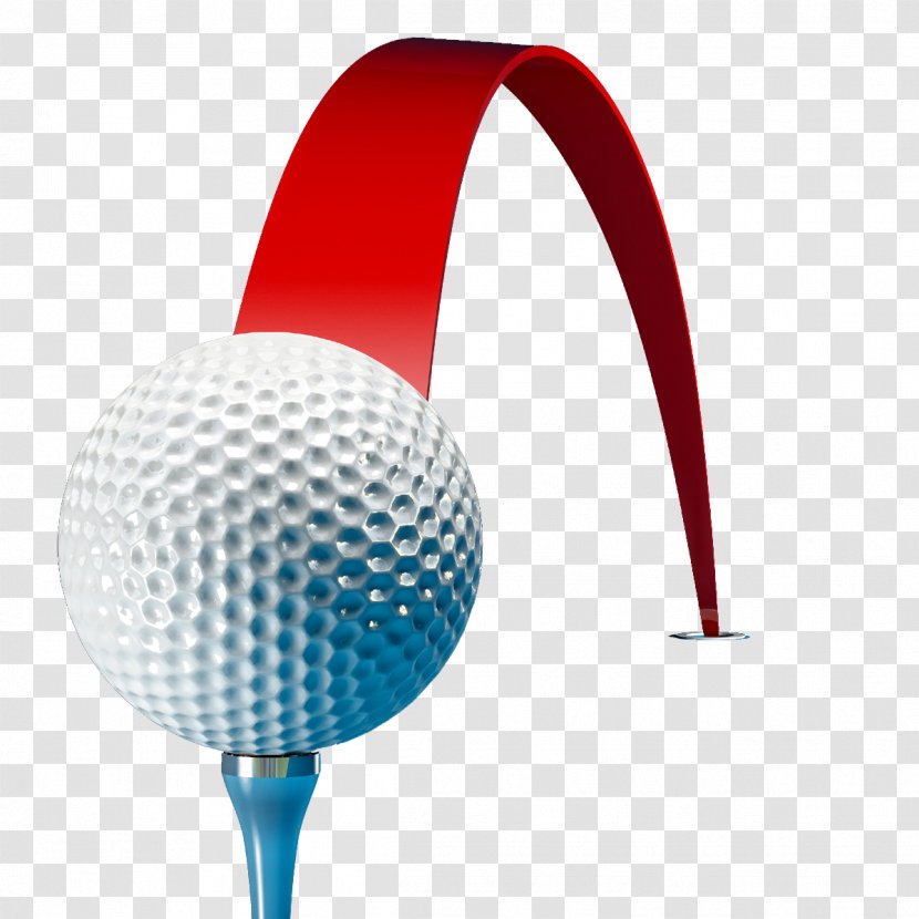 Golf Ball Golfer Course - A Transparent PNG