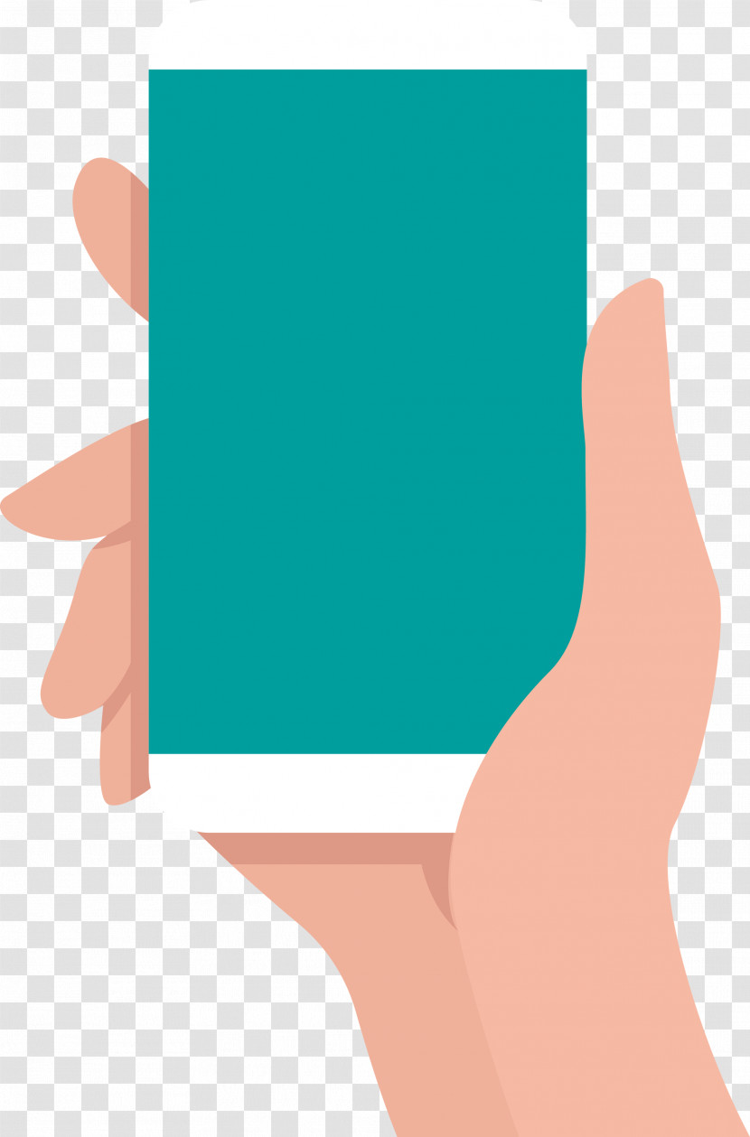 Smartphone Hand Transparent PNG