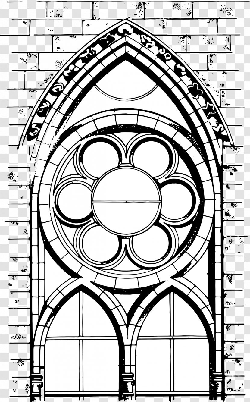 Church Architecture Drawing - Monochrome - Cathedral Transparent PNG