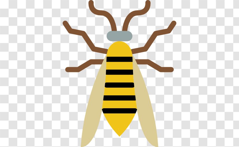 Insect Bee Clip Art - Yellow - Wasp Transparent PNG