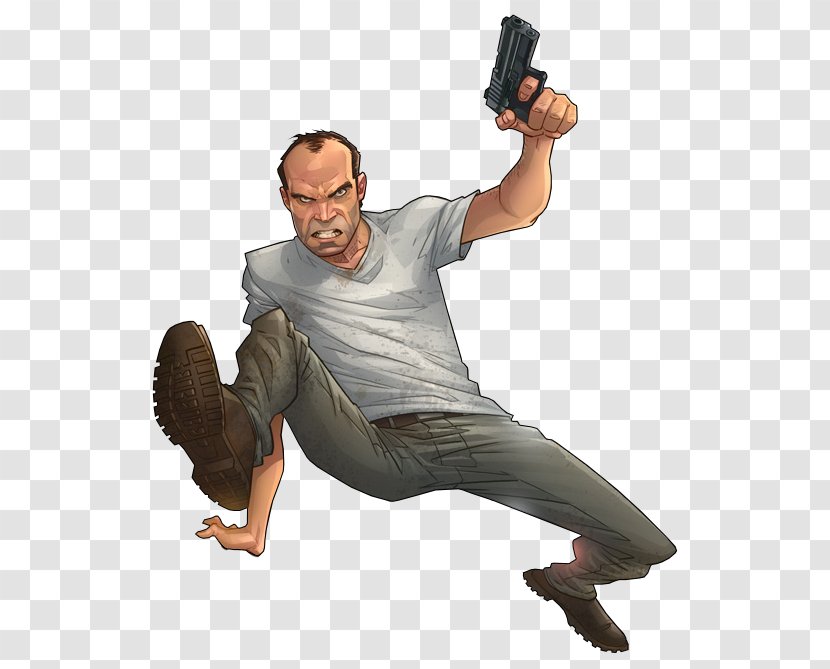 Grand Theft Auto V Auto: San Andreas Trevor Philips Rendering - Arobase Transparent PNG