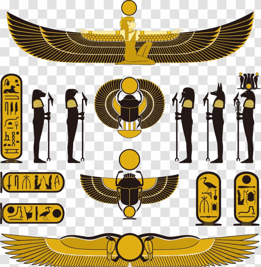 Ancient Egyptian Deities Pharaoh Mummy - Symbol - Egypt Vector Transparent PNG