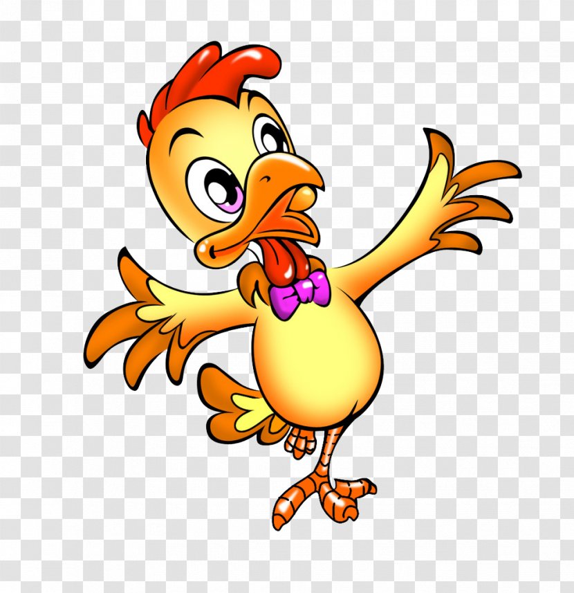 Chicken Duck Cartoon - Beak - Chick Transparent PNG