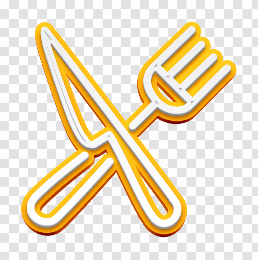 Eating Icon Kitchen Icon Crossed Knife And Fork Icon Transparent PNG