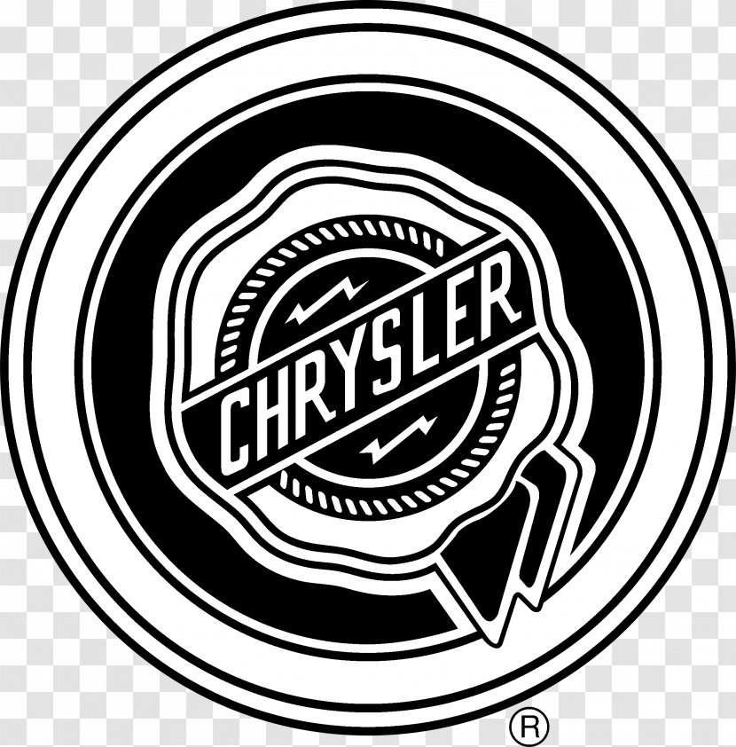 Logo Emblem Brand Clip Art Pattern - Monochrome - Chrysler Transparent PNG