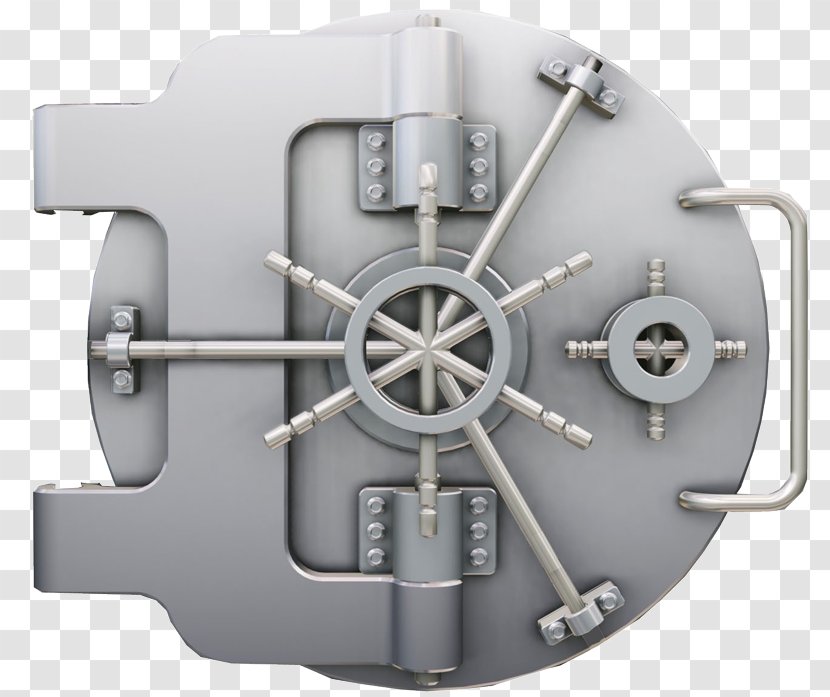 Clip Art Bank Vault Openclipart Website - Hardware Transparent PNG