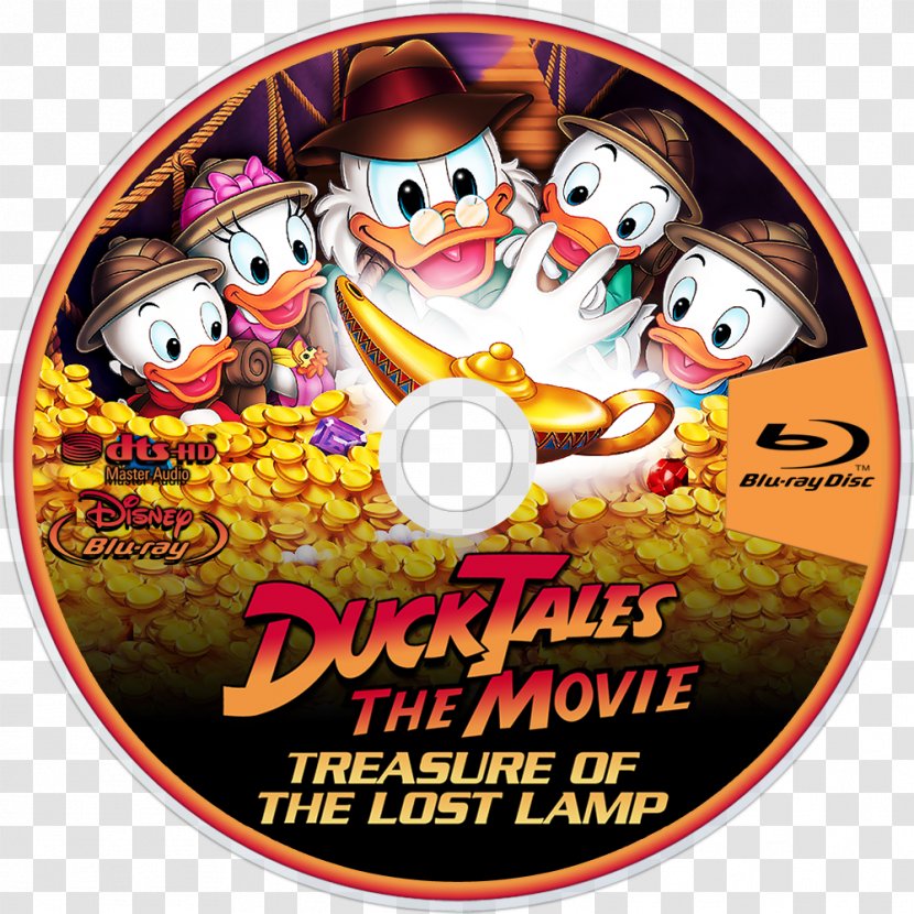 STXE6FIN GR EUR DVD Blu-ray Disc Recreation DuckTales The Movie: Treasure Of Lost Lamp - Label - Ducktales Movie Transparent PNG