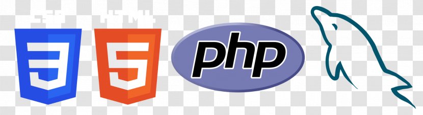 Web Development PHP MySQL HTML XAMPP - Blue - Logo Transparent PNG