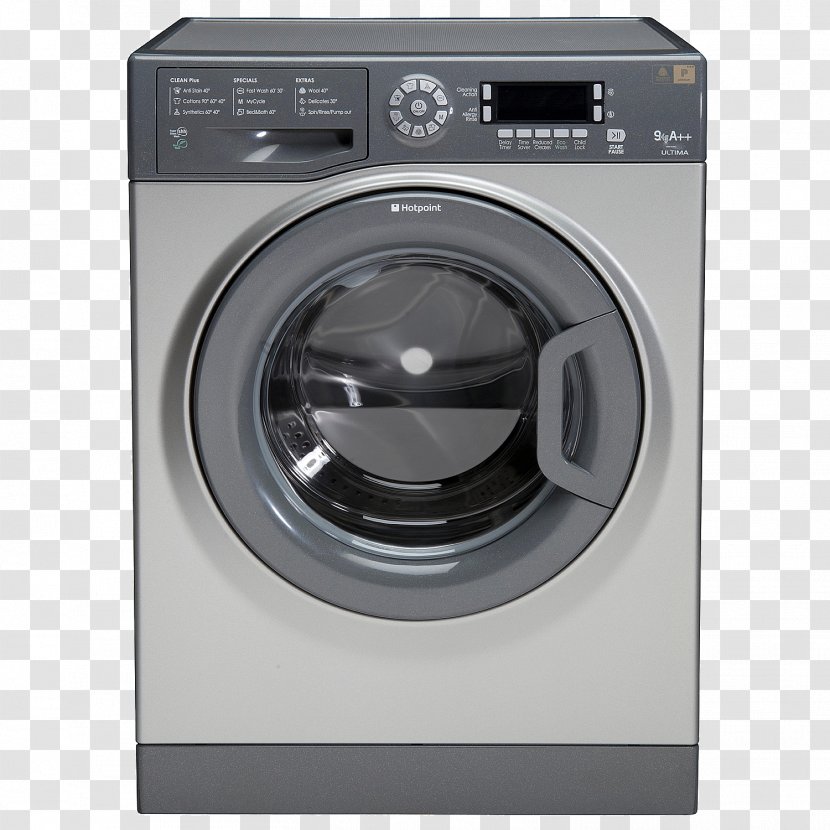 Washing Machines Hotpoint Home Appliance Clothes Dryer Laundry - Major - Dry Cleaning Instructions Transparent PNG