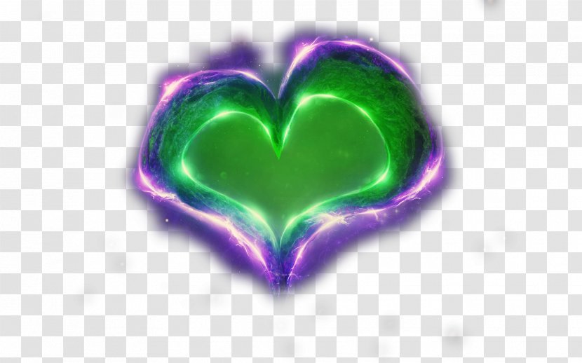 Purple 4K Resolution Green High-definition Video Wallpaper - Flower - Glare Composed Of Heart-shaped Transparent PNG