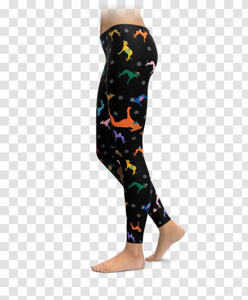 Leggings Yoga Pants Hoodie Clothing - Flower - Greyhound Transparent PNG