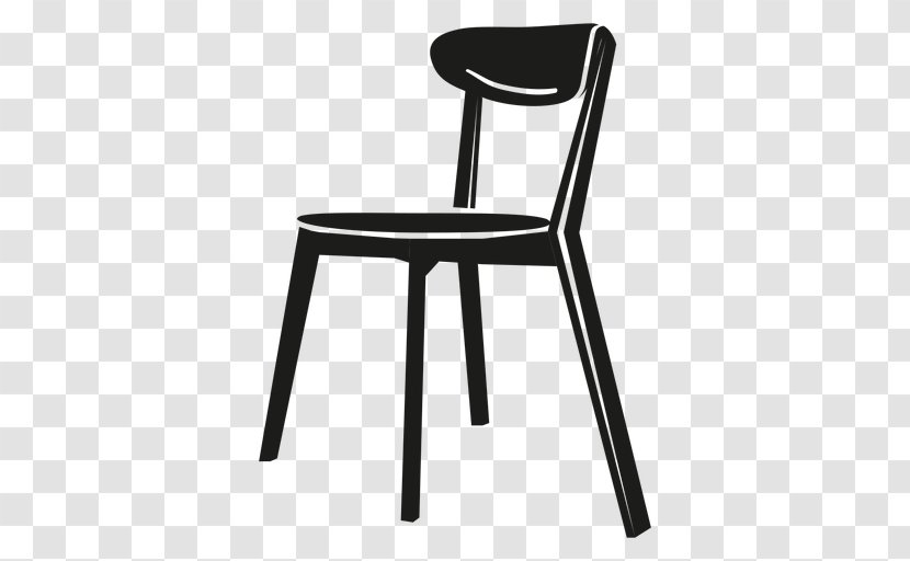 Chair - Black And White - Upload Transparent PNG