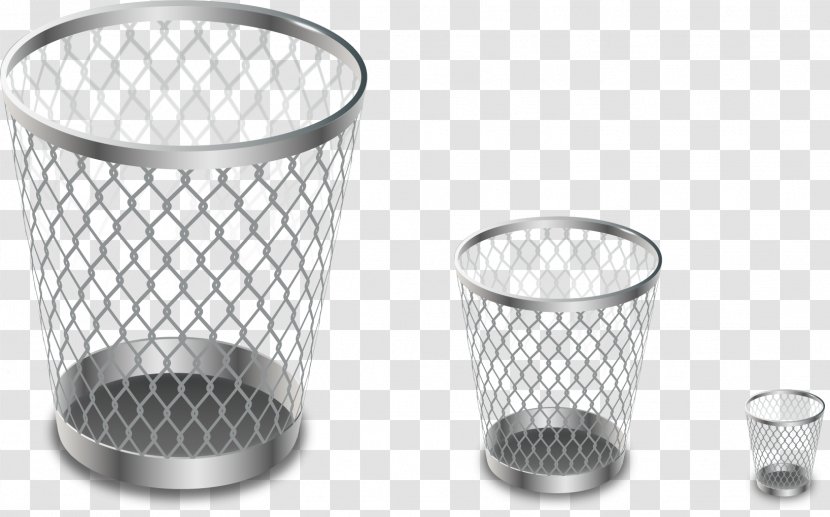 Waste Container Paper Metal Recycling - Product Design - Vector Painted Trash Can Transparent PNG