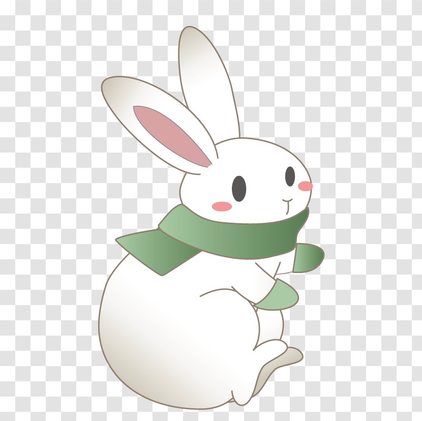 Domestic Rabbit Easter Bunny Hare - Tail - Animal Material Plane Transparent PNG